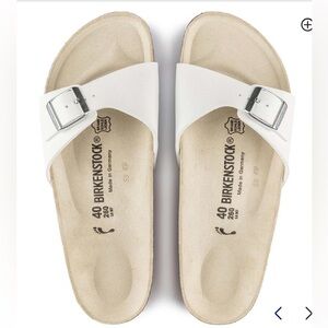 Birkenstock Madrid Birko Flor slides size 39/US8-8.5 EUC